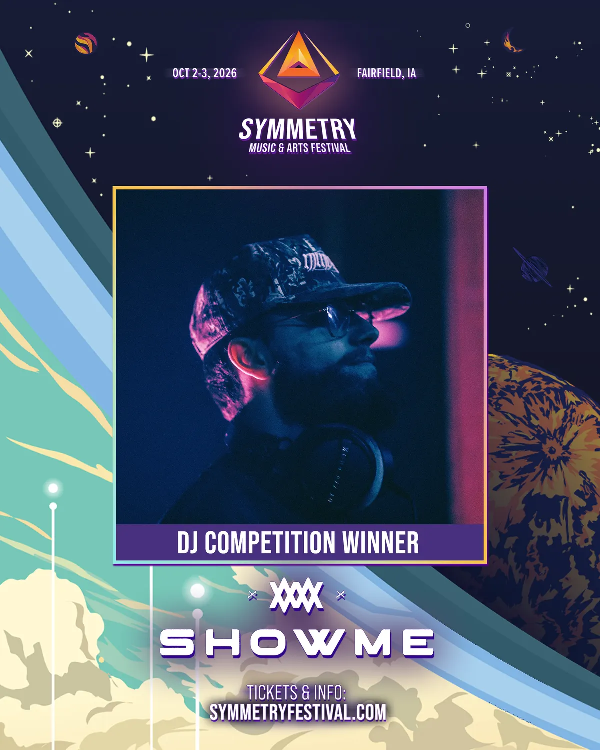 Symmetry Festival 2026 DJ competition winner - ShowMe
