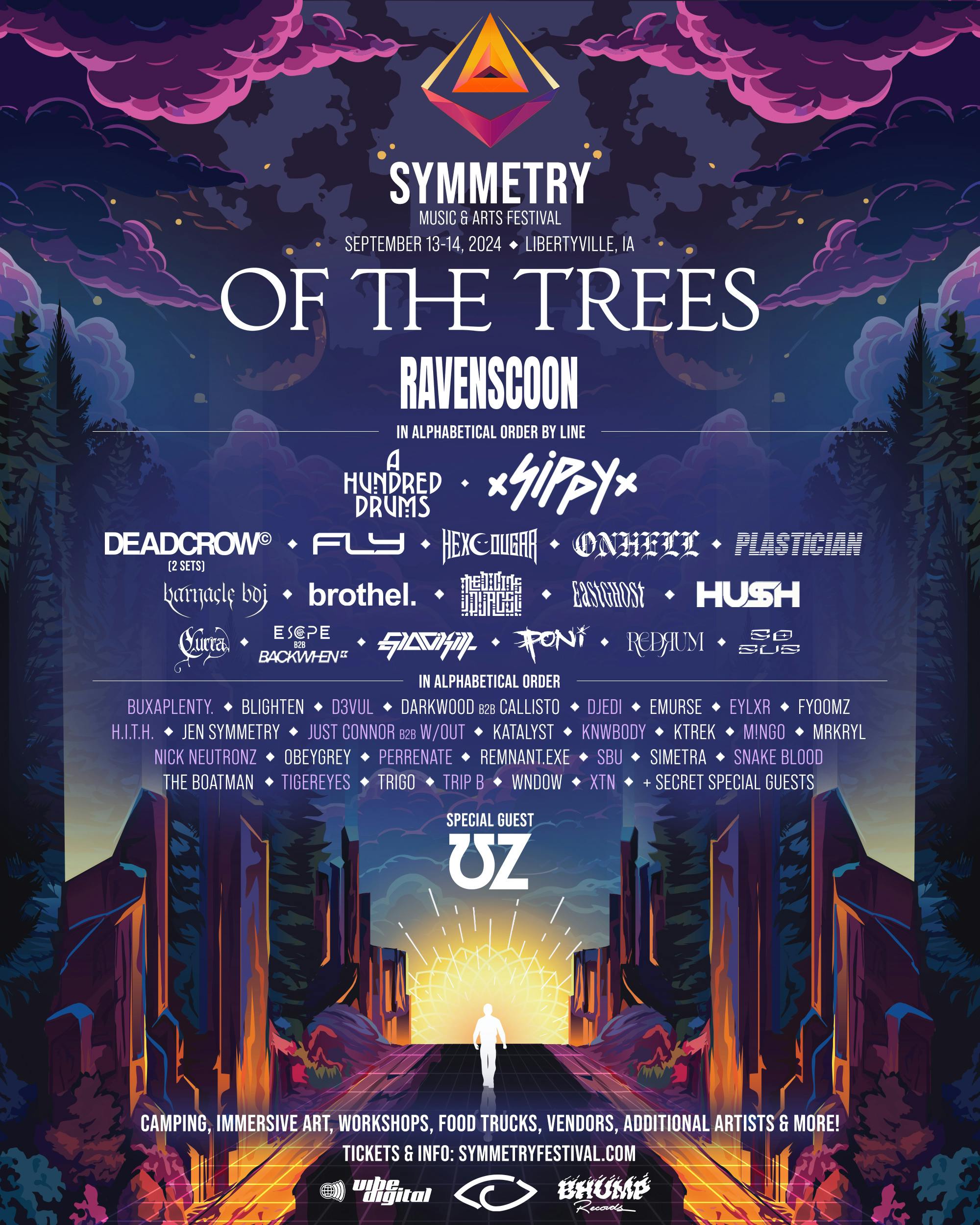 Symmetry Festival Lineup - Announcing April 15th 1pm EST